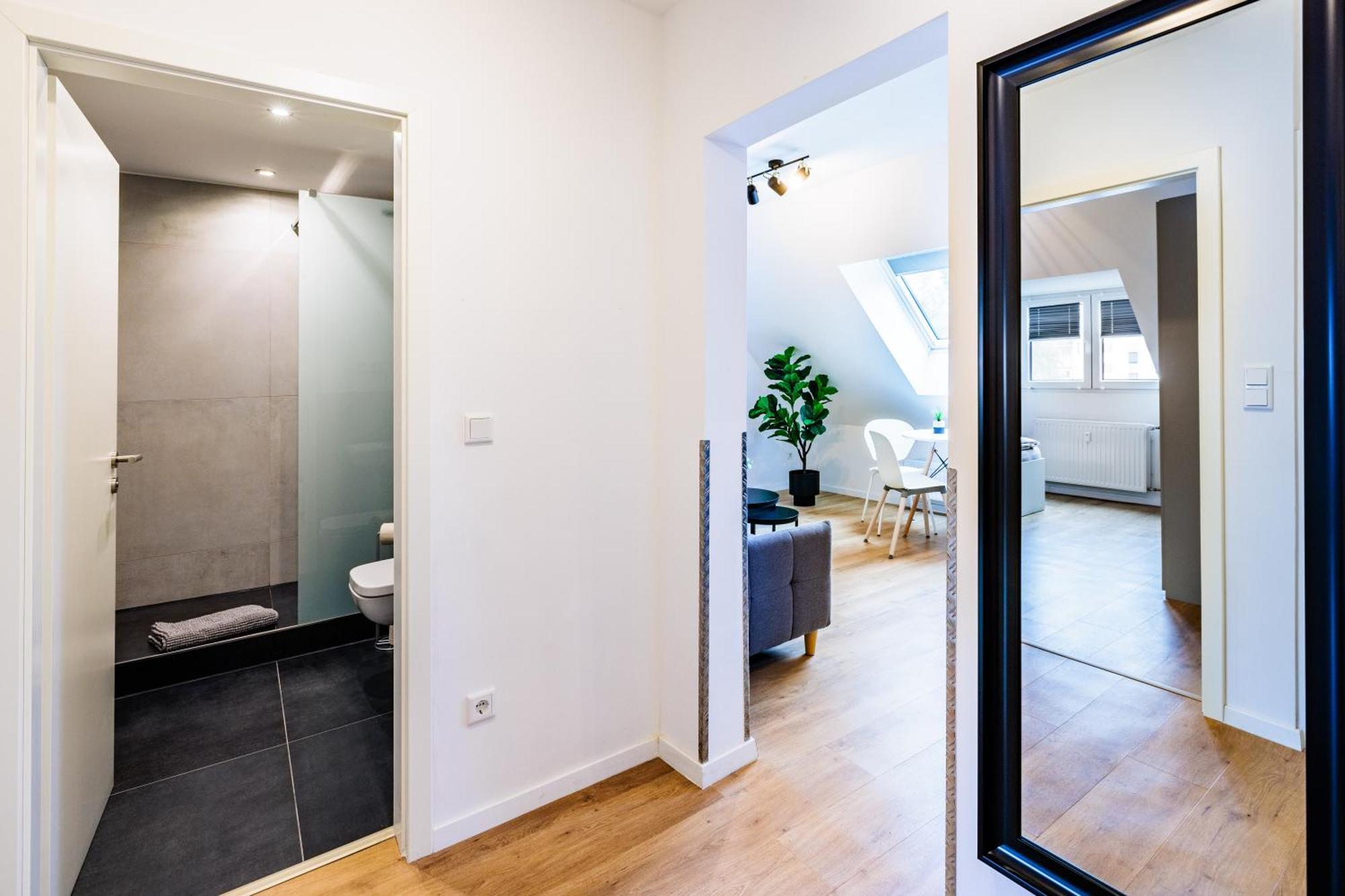 Glueck Auf Appartements Herkulesstrasse إسن المظهر الخارجي الصورة